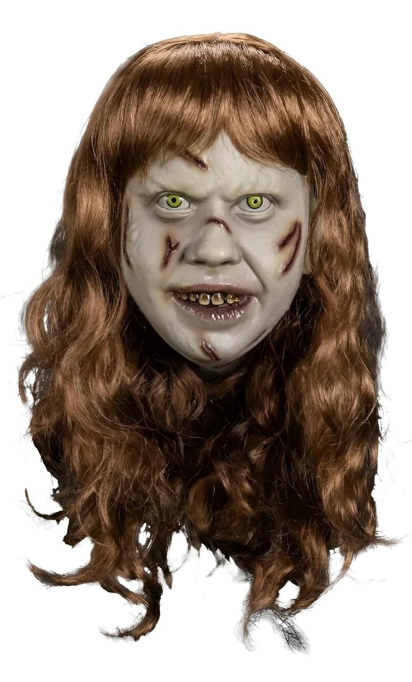iconic The Exorcist Regan MacNeil Deluxe Injection Mask Officially Licensed